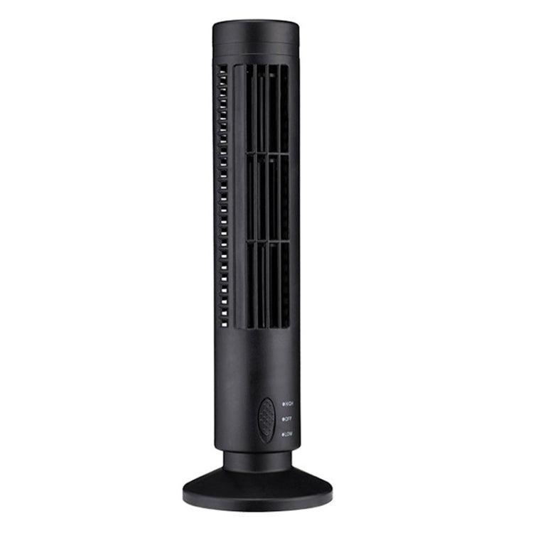 Tower Typ USB Elektrischer Ventilator Blattloser Klimaanlagenventilator (Schwarz) | Brehn