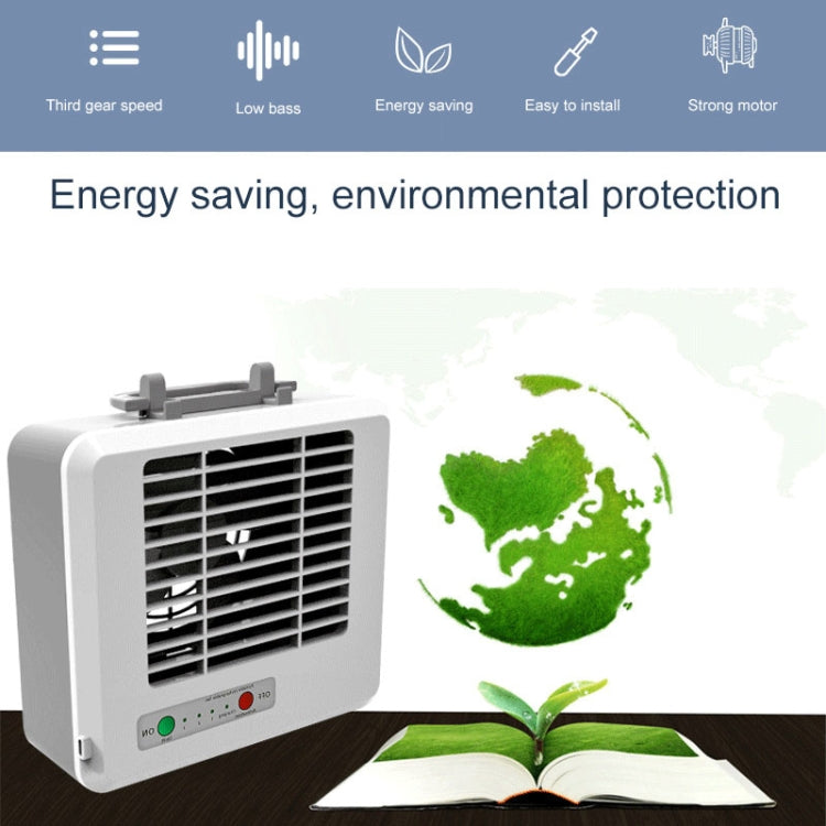 Portabler Mini Silent Haushalts-Energieeinsparung Desktop-Luftairconditioner Ventilator Elektrischer Luftkühler (Weiß) | Brehn
