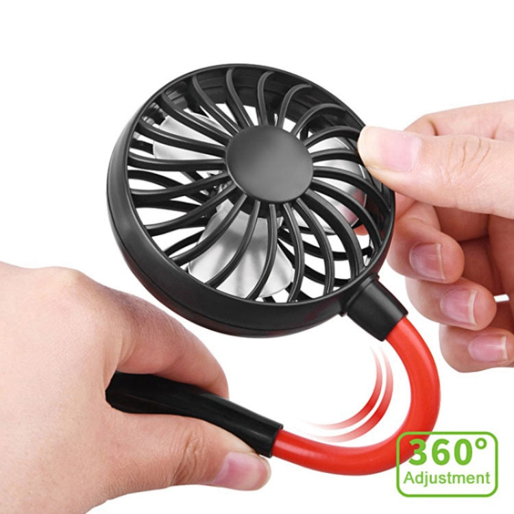 Kreativer Mini Hängender Nackenventilator Außen LED Ventilator (Blau) | Brehn
