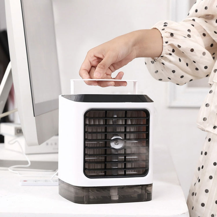Mini-Desktop-Kühlventilator Luftbefeuchter Klimaanlagenventilator Befeuchtungs-Sprayventilator (Weiß) | Brehn