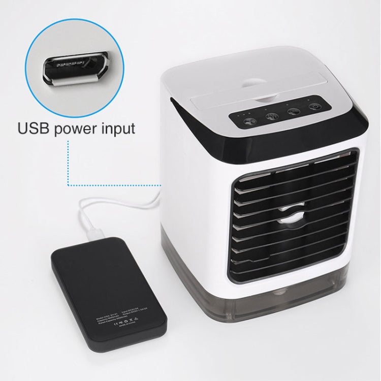 Mini-Desktop-Kühlventilator Luftbefeuchter Klimaanlagenventilator Befeuchtungs-Sprayventilator (Weiß) | Brehn