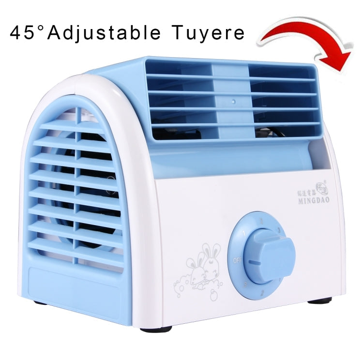30W Turbine Kein Blade Mini Desktop Stille Ventilator für Wohnheim / Schlafzimmer / Wohnzimmer / Büro, 3 Geschwindigkeitsmodi, AC 220V(Blaut) | Brehn