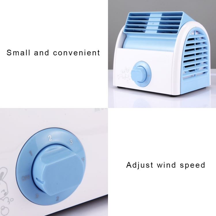 30W Turbine Kein Blade Mini Desktop Stille Ventilator für Wohnheim / Schlafzimmer / Wohnzimmer / Büro, 3 Geschwindigkeitsmodi, AC 220V(Blaut) | Brehn