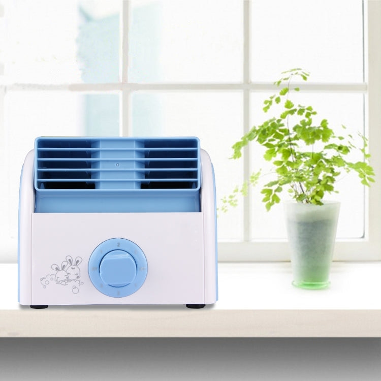 30W Turbine Kein Blade Mini Desktop Stille Ventilator für Wohnheim / Schlafzimmer / Wohnzimmer / Büro, 3 Geschwindigkeitsmodi, AC 220V(Blaut) | Brehn