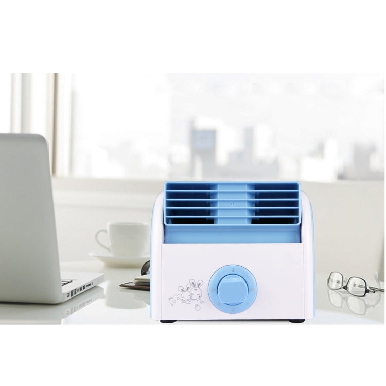 30W Turbine Kein Blade Mini Desktop Stille Ventilator für Wohnheim / Schlafzimmer / Wohnzimmer / Büro, 3 Geschwindigkeitsmodi, AC 220V(Blaut) | Brehn