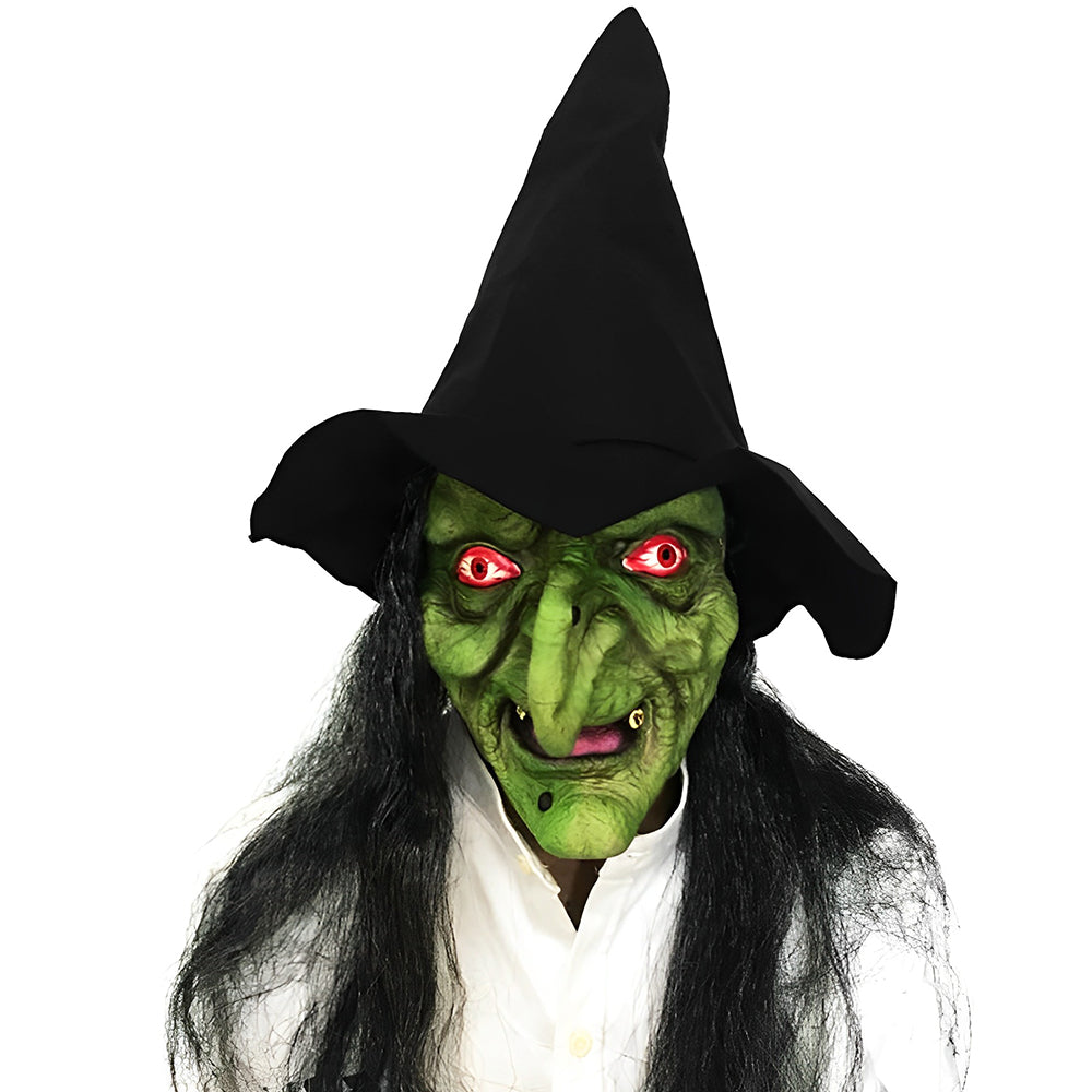 Realistisches Altenmann-Maske – Halloween und Cosplay Latexmaske mit beweglichem Mund | Brehn
