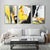 Farbenfrohe Abstrakte Gelb Grau Wandkunst Feine Kunst Leinwanddrucke Bilder Für Moderne Wohnung Wohnzimmer Esszimmer Zeitgenössische Wohnkultur | Brehn