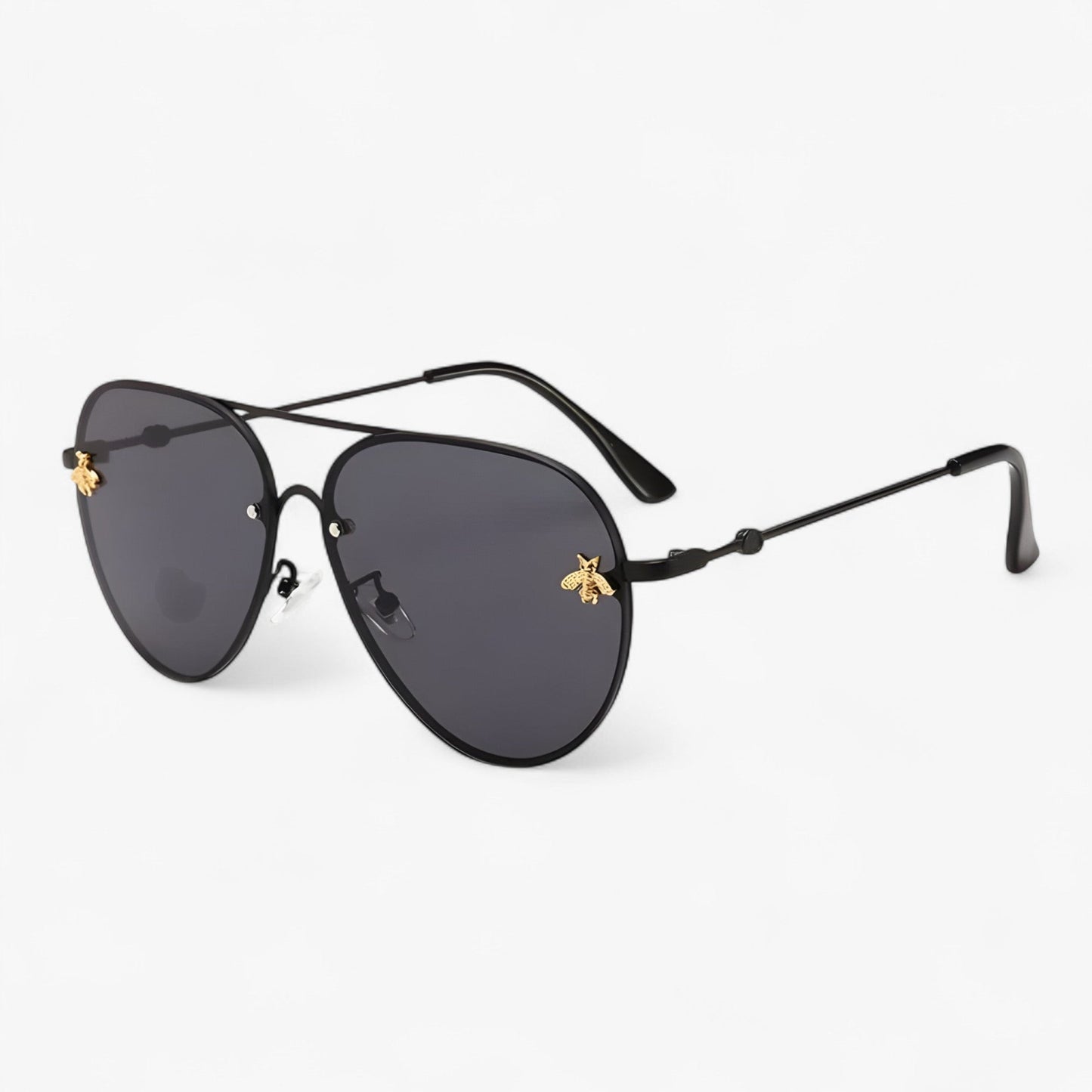 Vintage-Pilotensonnenbrille mit Bienenmotiv – Halcyon | Brehn