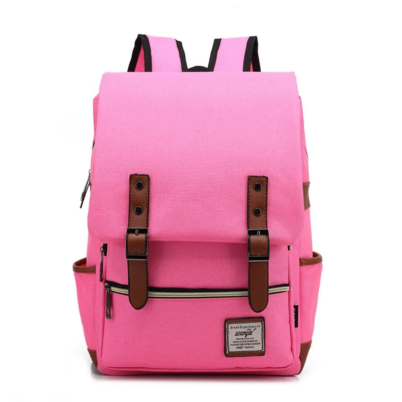 Brehn | Vintage Oxford-Rucksack - Stylischer Vintage Oxford-Rucksack für abenteuerlustige Studenten und Reisende