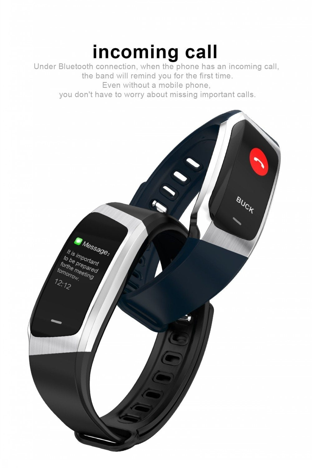Brehn | Fitband Smartwatch wasserdicht Blutdruck Sauerstoff Herzfrequenzmonitor Sportarmband