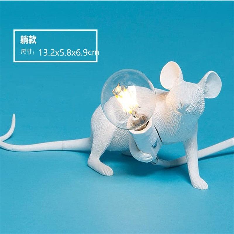 Tischlampe mit Mausmotiv