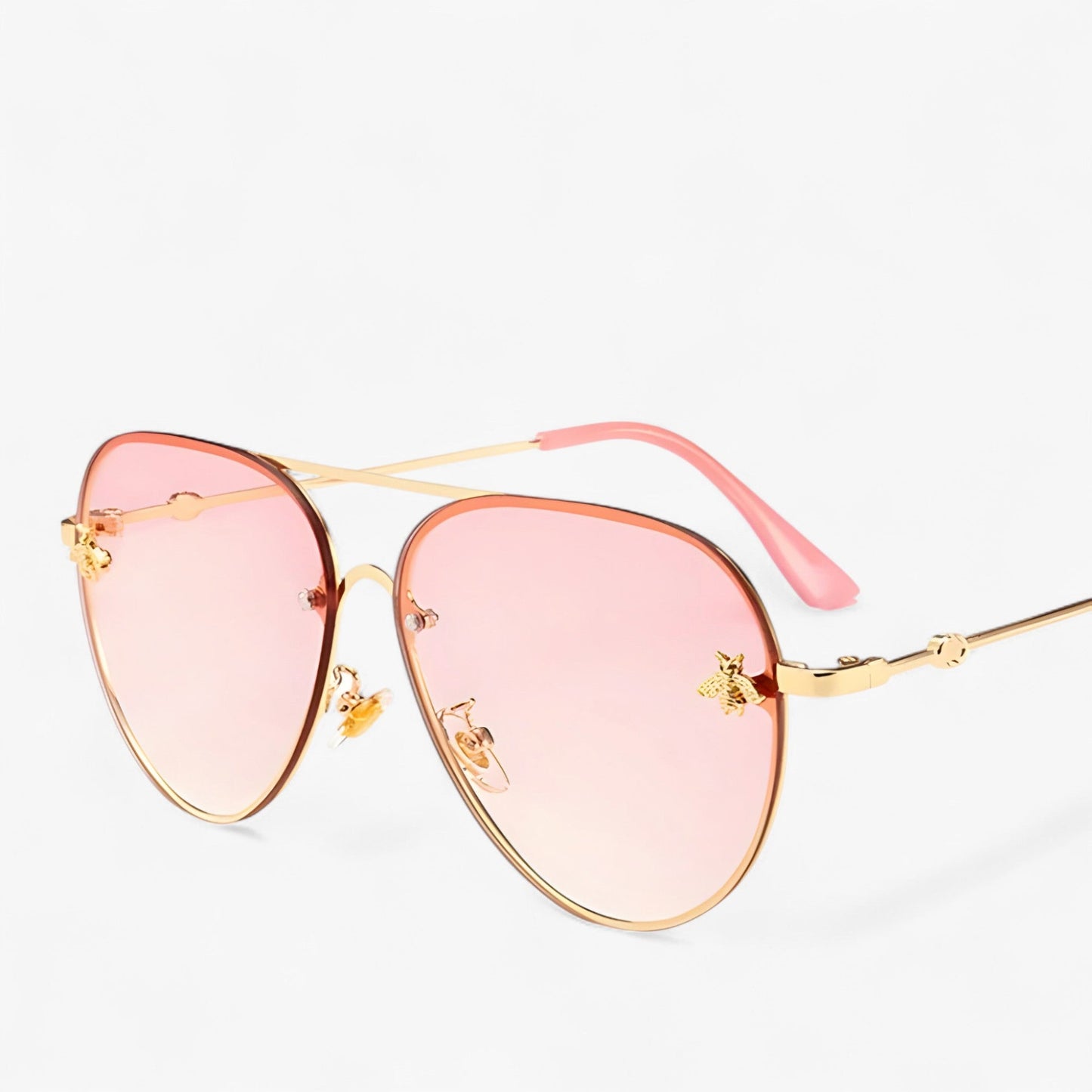 Vintage-Pilotensonnenbrille mit Bienenmotiv – Halcyon | Brehn