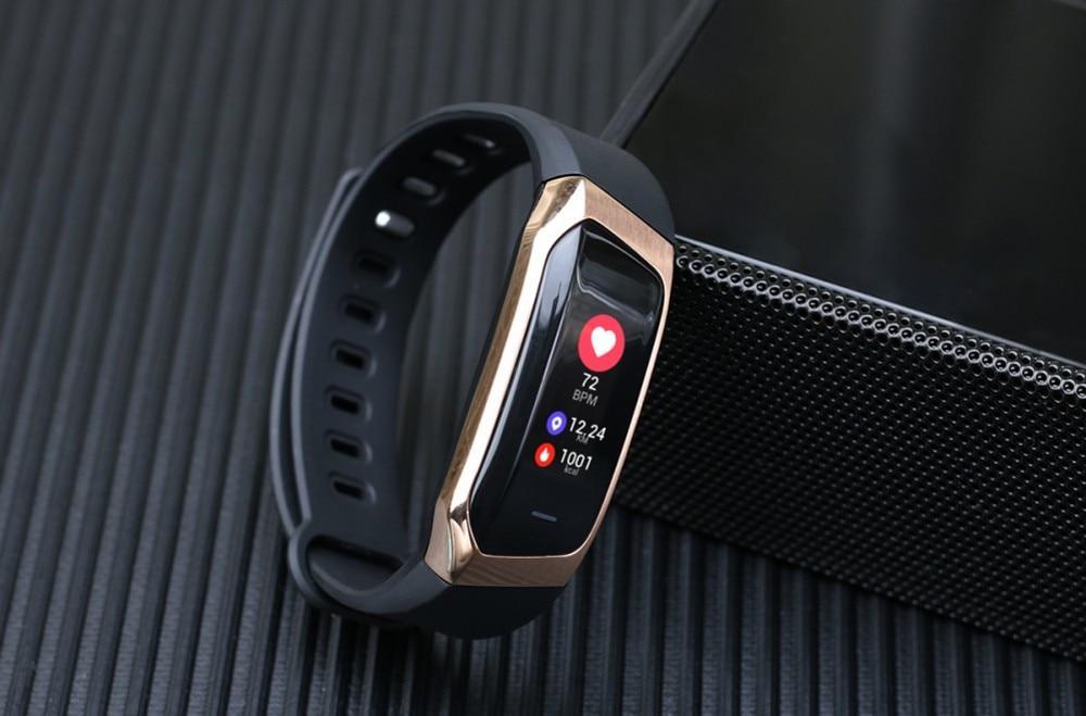 Brehn | Fitband Smartwatch wasserdicht Blutdruck Sauerstoff Herzfrequenzmonitor Sportarmband