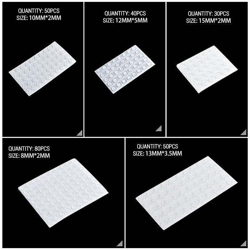 VIvolux | Selbstklebende Silikon-Möbel-Türstopper-Pads