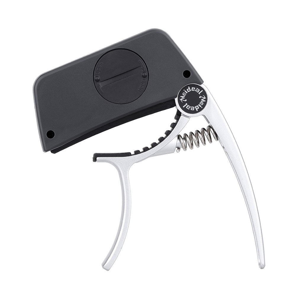 Capo & Tuner "TuneGrip" – 2-in-1 Gitarre Zubehör mit LCD-Bildschirm | Brehn