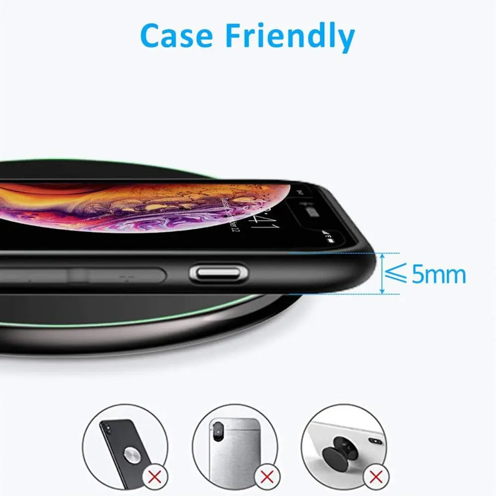 Brehn | 30W Schnelles kabelloses Ladepad | Premium USB C Ladekabel MagSafe Ladegerät für Apple iPhone, Samsung & Android - Fast Wireless Charging Pad