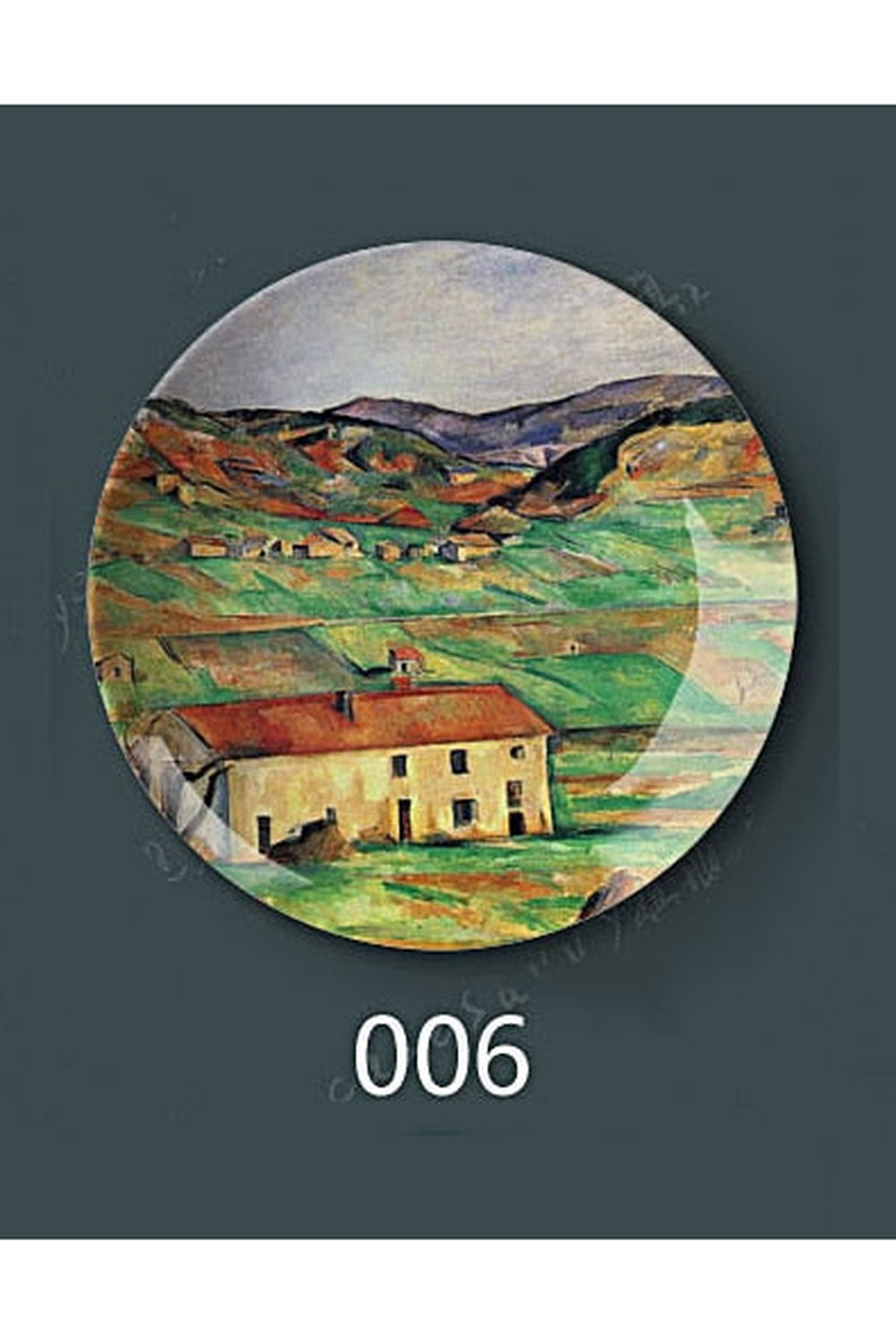 Cezanne inspirierte dekorative Teller