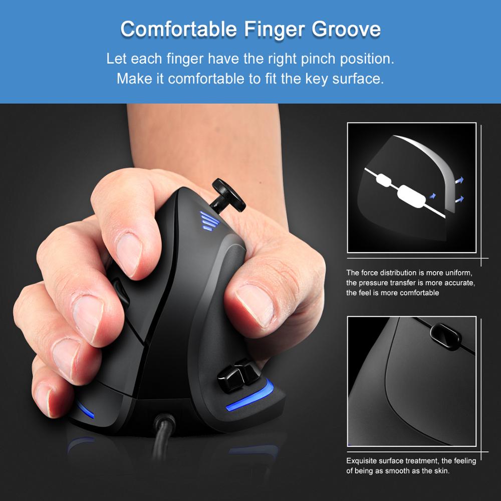VIvolux | Programmierbare Ergonomische RGB Game Master Maus