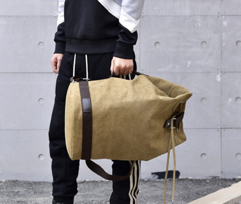 Brehn | Nomad Freundliche Canvas Eimer Tasche Rucksack