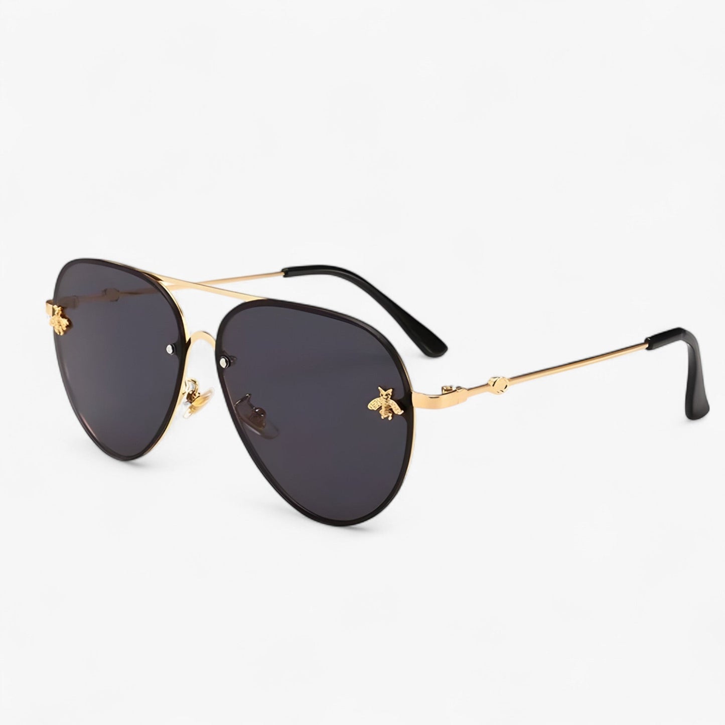 Vintage-Pilotensonnenbrille mit Bienenmotiv – Halcyon | Brehn