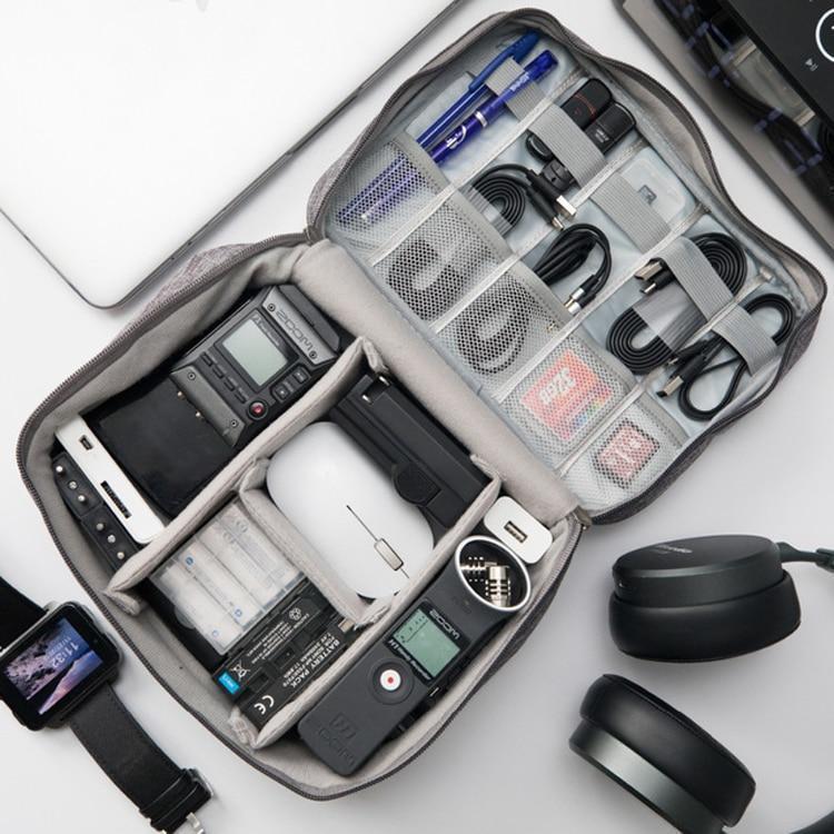 Brehn | Wobag Neue Polyester Herren Reisen Elektronische Zubehör Reisetasche Organizer für Dateline SD-Karte USB-Kabel digitale Geräte Tasche