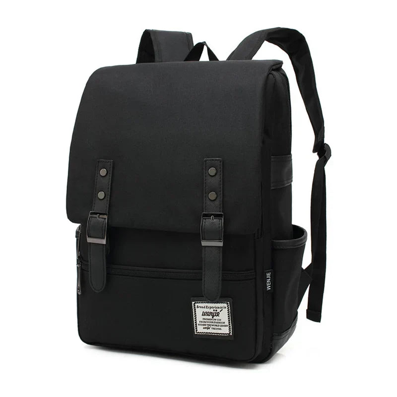 Brehn | Vintage Oxford-Rucksack - Stylischer Vintage Oxford-Rucksack für abenteuerlustige Studenten und Reisende