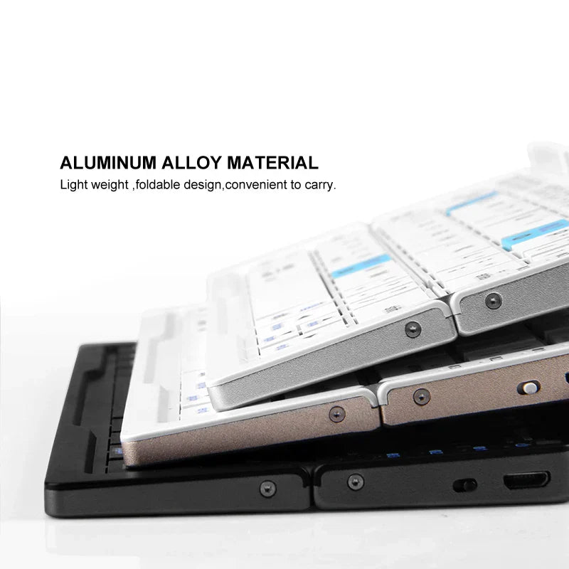 Brehn | Multi-Geräte-Verbindung Mini Faltbare Bluetooth-Tastatur