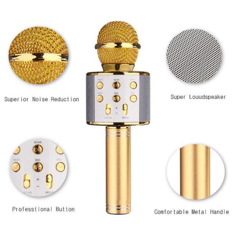 Brehn | Kabelloses Magic Karaoke Mikrofon – Bluetooth Karaoke Mikrofon