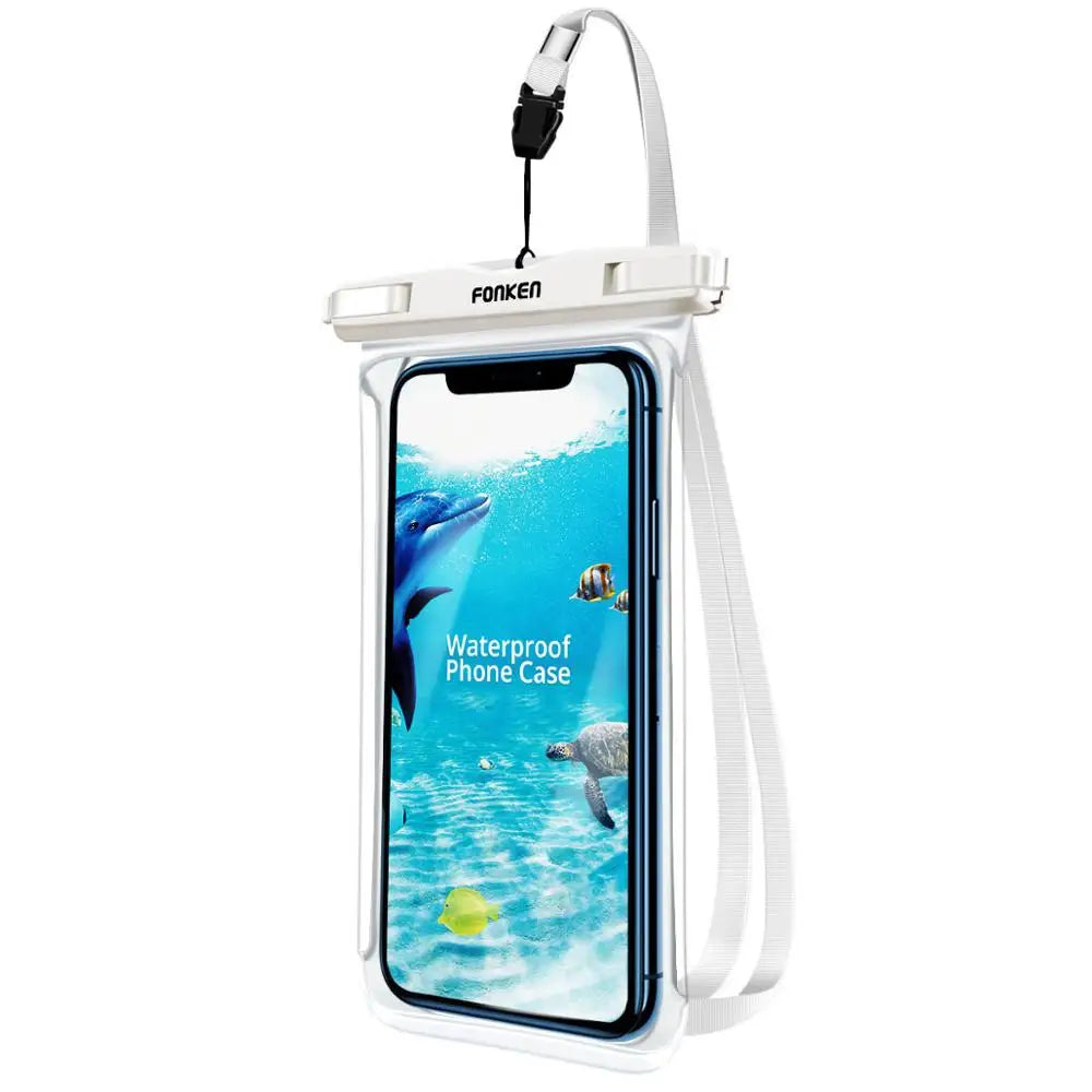 Brehn | Wasserdichte Smartphone-Hülle DryVault | Vollsicht-Design | Seitlich bedienbar | Mit Trageband