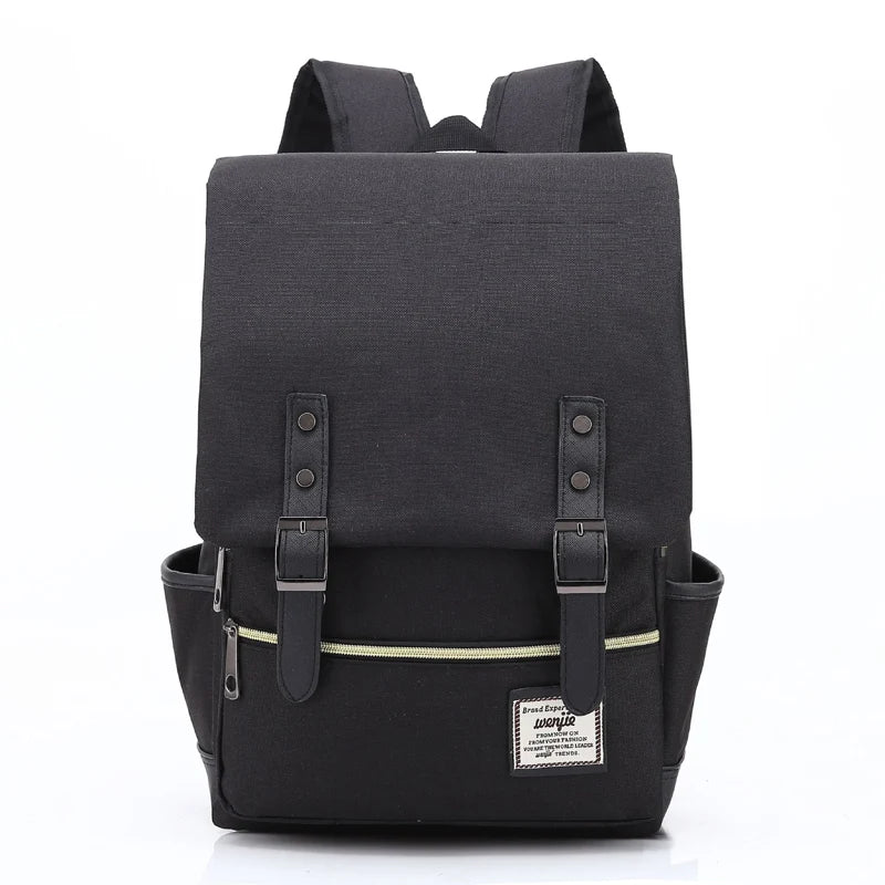 Brehn | Vintage Oxford-Rucksack - Stylischer Vintage Oxford-Rucksack für abenteuerlustige Studenten und Reisende