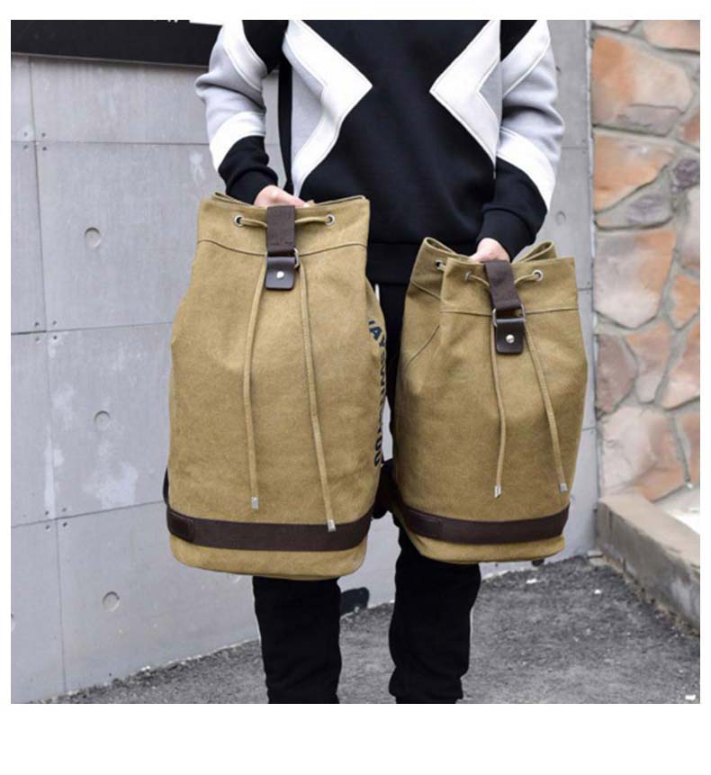 Brehn | Nomad Freundliche Canvas Eimer Tasche Rucksack