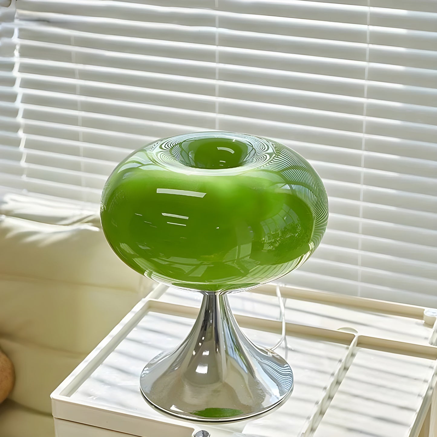 SereneCrystal Lampe - Elegante Retro Tischlampe | Brehn