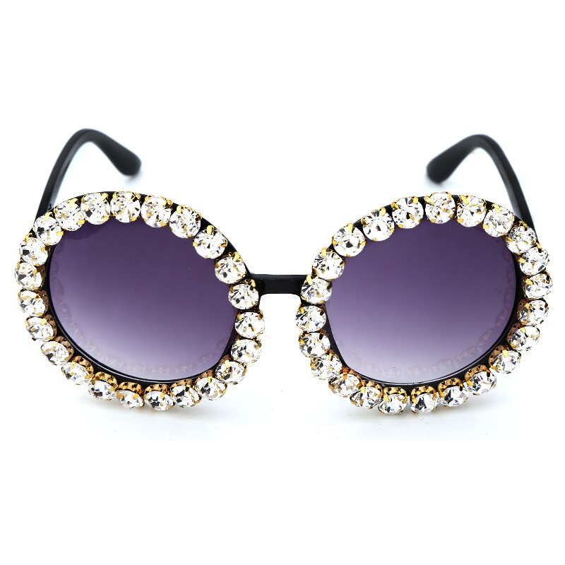 Brehn | Oversized Runde Luxus-Sonnenbrille