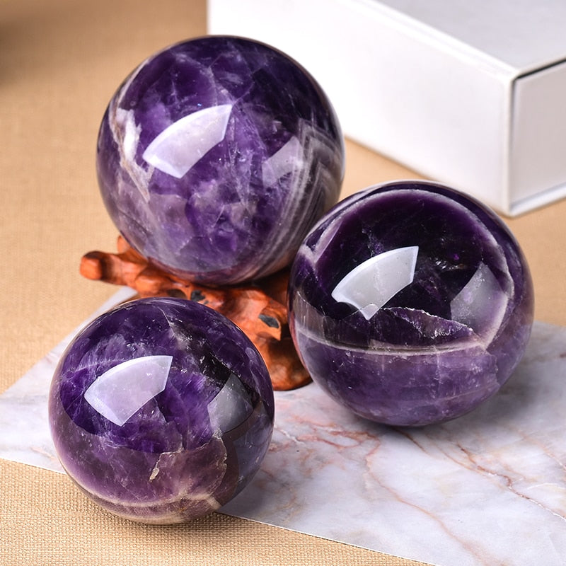 Brehn | Amethyst Globe | Dekorieren Sie Ihr Zuhause mit der richtigen Energie