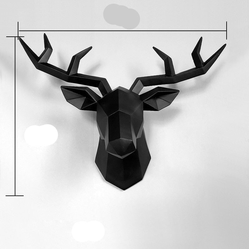 3D-Hirschfigur in modernem Design und einzigartiger Form