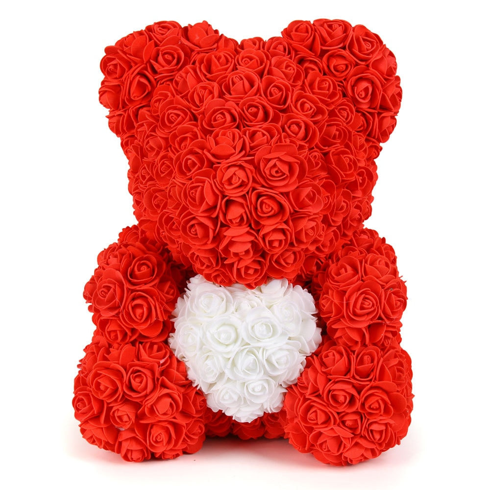 Brehn | Künstliche Rosenblumen Teddybär