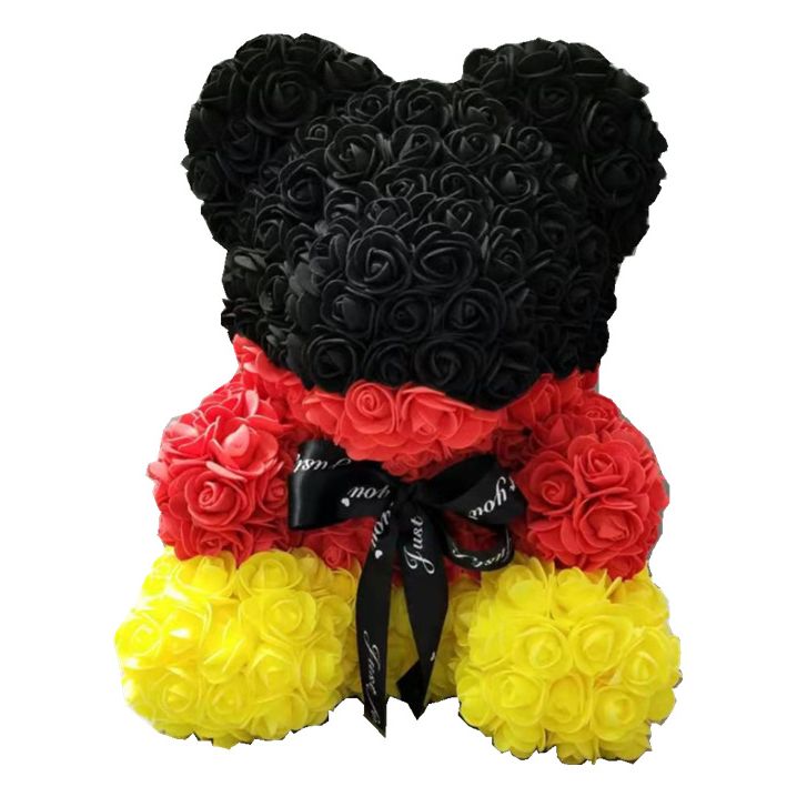 Brehn | Künstliche Rosenblumen Teddybär