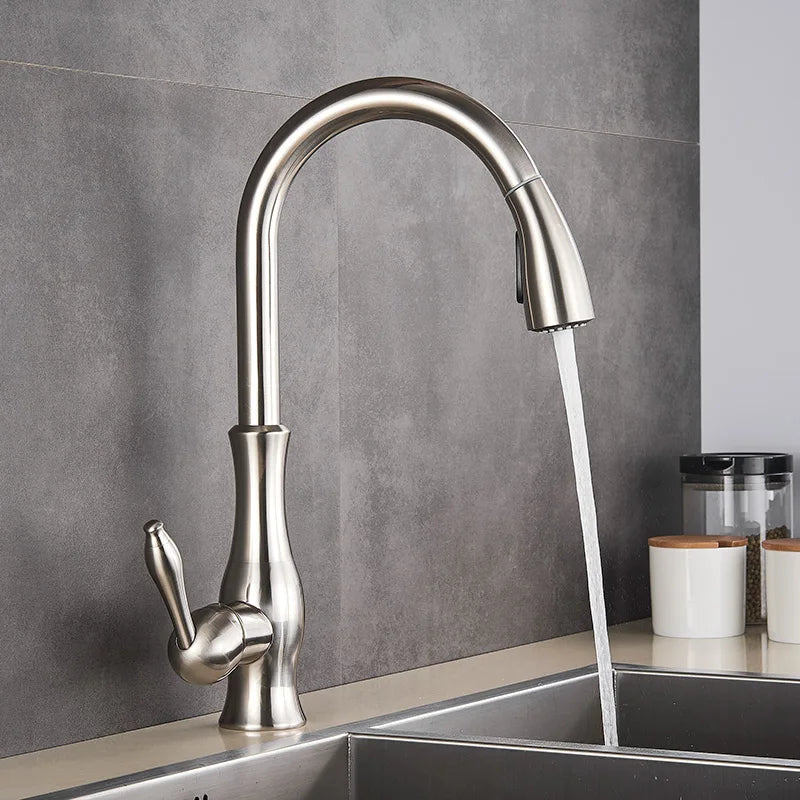 Brehn | GlamFaucet Küchenarmatur - Luxus Goldene Küchenmischarmatur