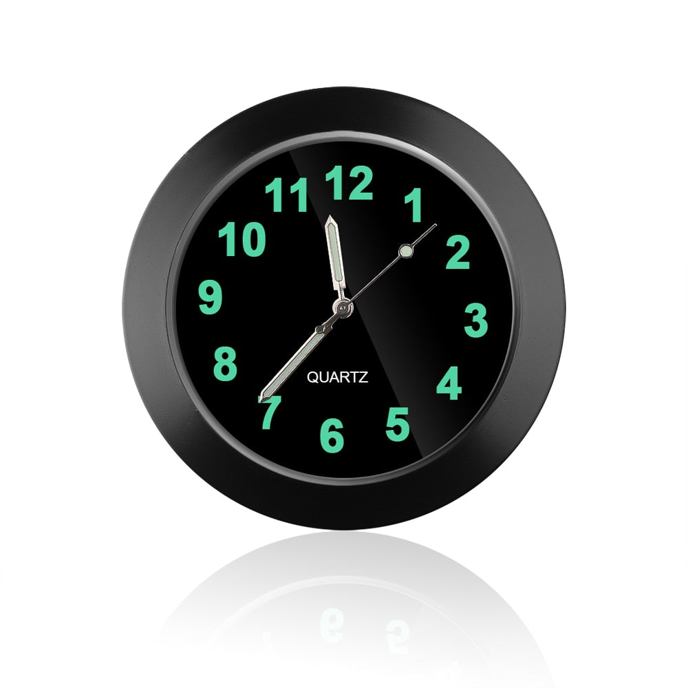 Brehn | Aufklebbare Auto Armaturenbrett Leuchtende Uhr