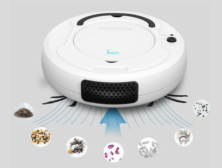 Brehn | RS-3000 Robot Staubsauger | 3-in-1 Smart Automatischer Staubsauger für Jeden Haushalt