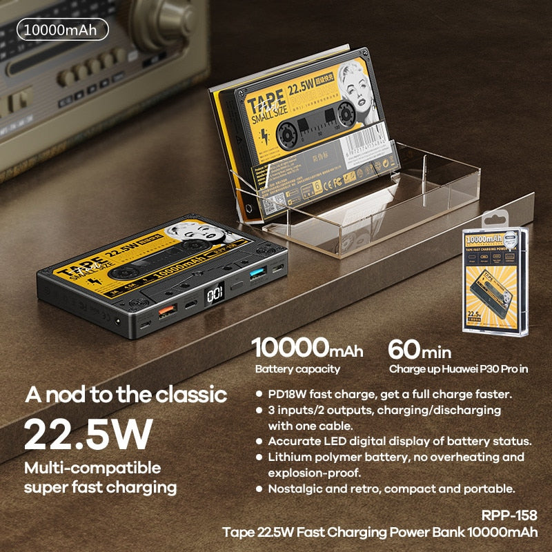 Retro-Kassette-Powerbank | Brehn