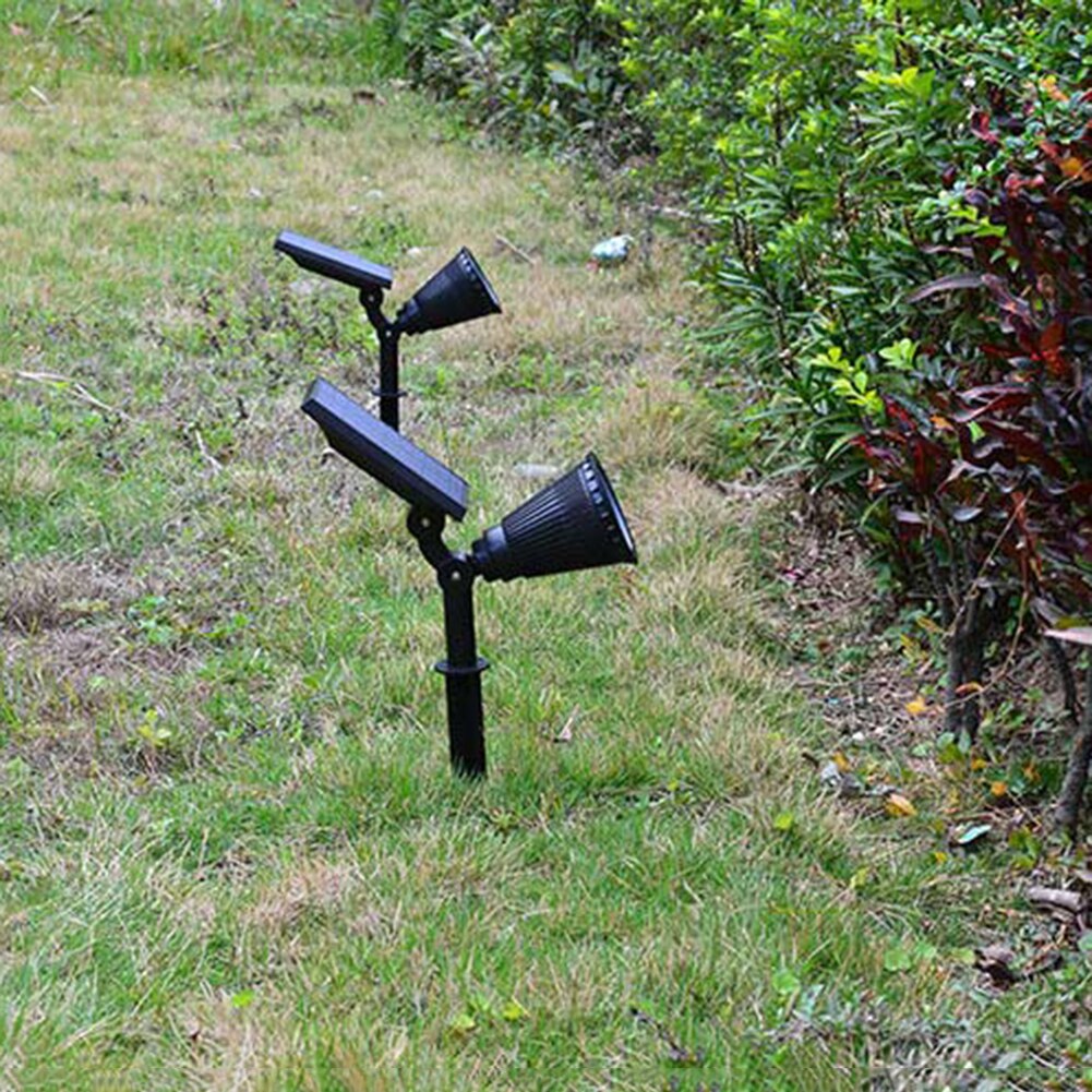 VIvolux | Solarbetriebene Farbige Verstellbare Gartenstrahler