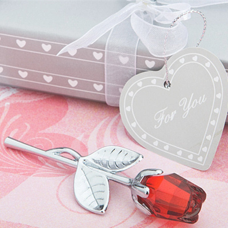 Luxuriöse Kristallrose in Geschenkbox – Valentinstagsgeschenk für Sie