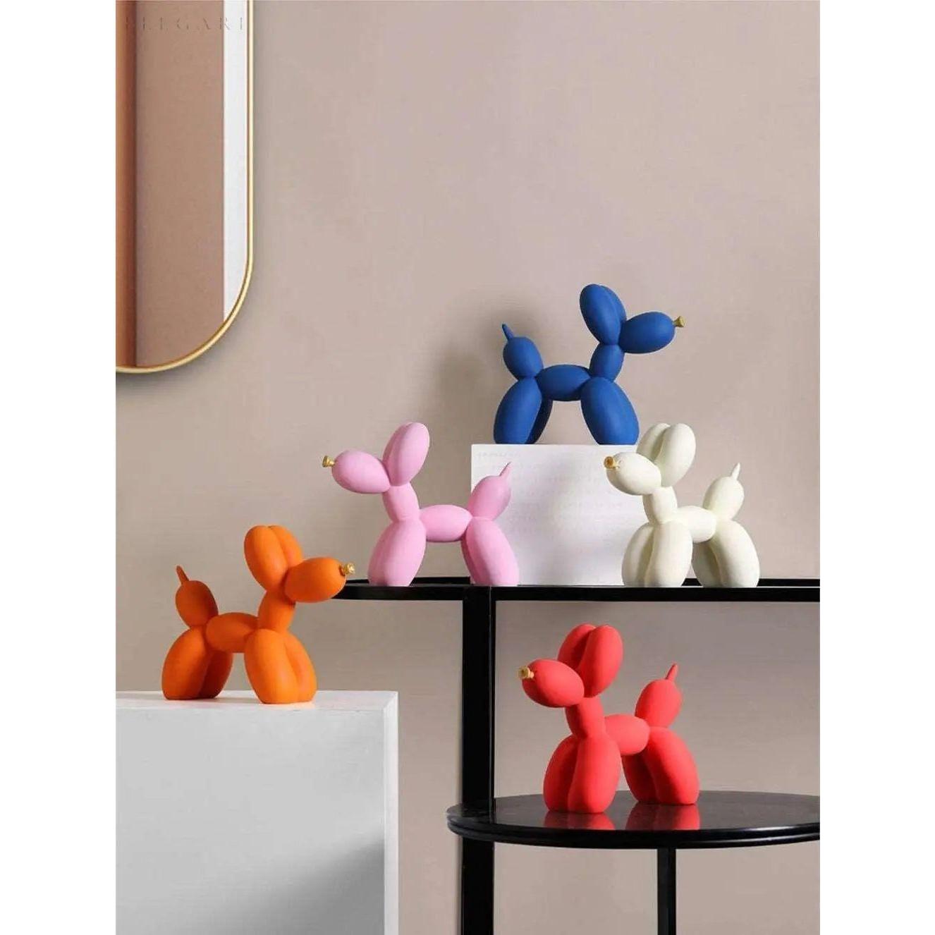 Haku - Ballonhundfigur mit goldenem Schnauze | Brehn
