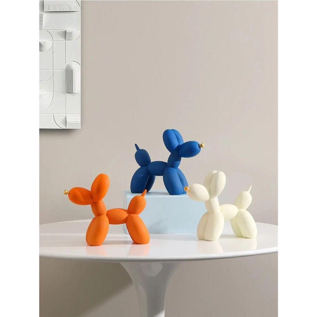 Haku - Ballonhundfigur mit goldenem Schnauze | Brehn