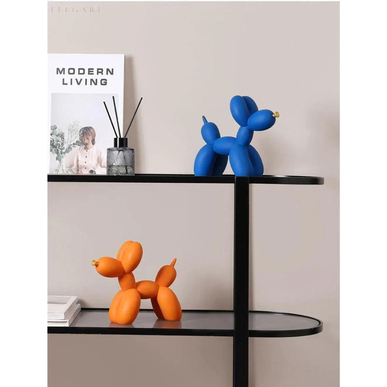 Haku - Ballonhundfigur mit goldenem Schnauze | Brehn
