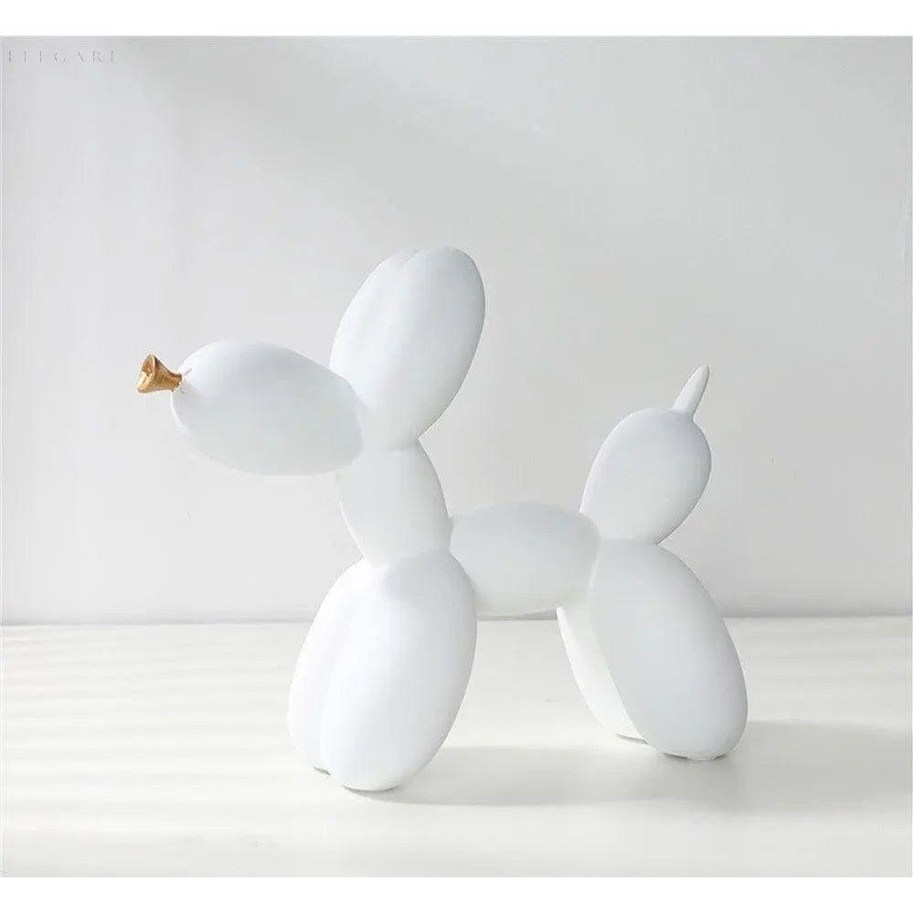 Haku - Ballonhundfigur mit goldenem Schnauze | Brehn