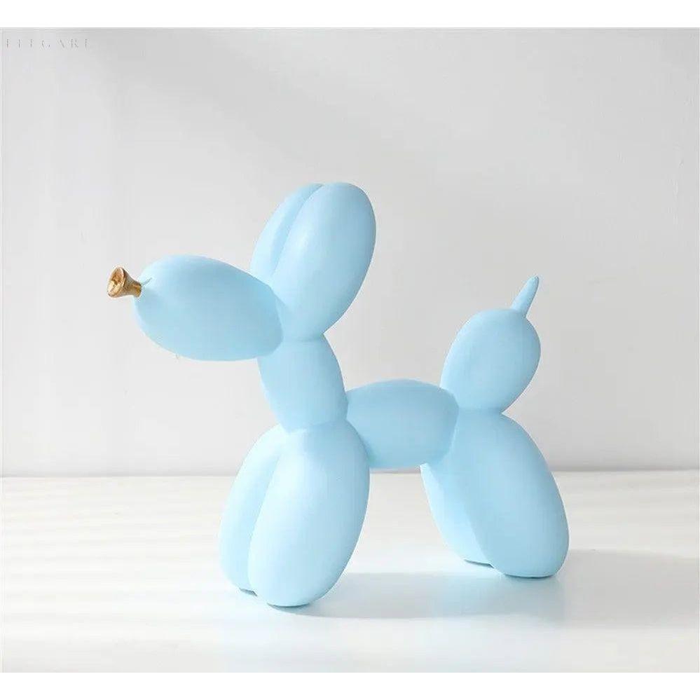 Haku - Ballonhundfigur mit goldenem Schnauze | Brehn