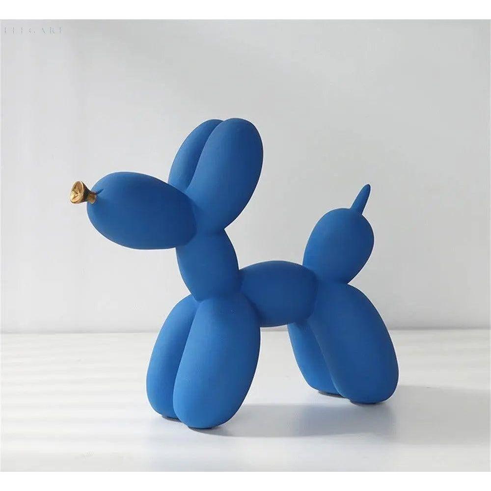 Haku - Ballonhundfigur mit goldenem Schnauze | Brehn