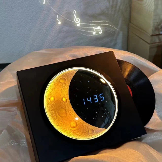 Mondlampe mit Musik und LED-Nachtlicht – Stimmungsbeleuchtung mit Bluetooth-Lautsprecher | Brehn